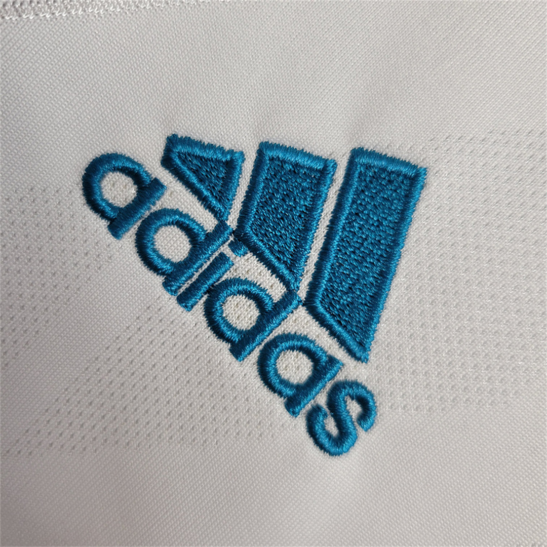 TKH-turbokithub-Retro Real Madrid 17-18 Home Long Sleeve Jersey - with Champions League Final Final