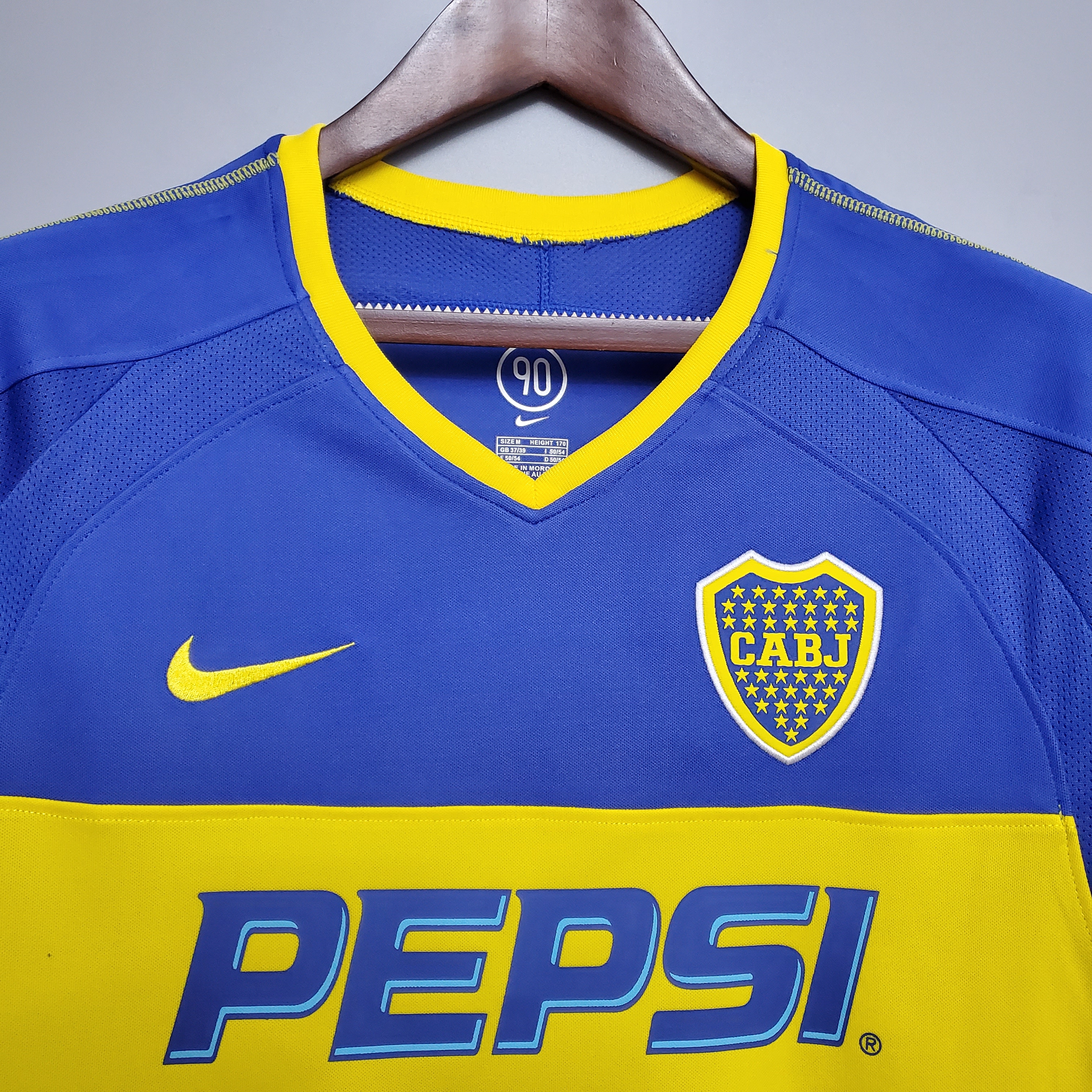 TKH-turbokithub-Retro Boca Juniors 2003-04 Home Stadium Jersey