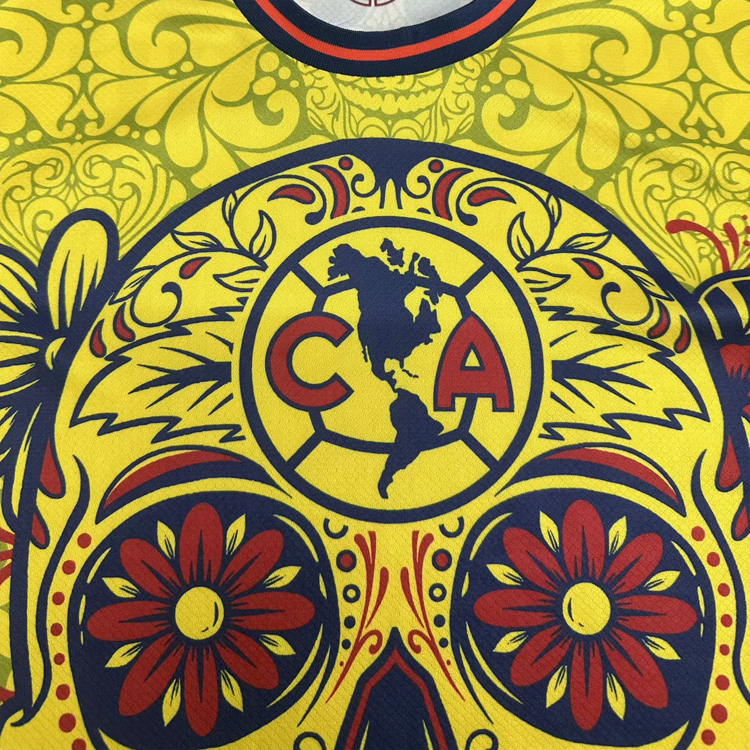 TKH-turbokithub-Club América 25-26 Día de Muertos Yellow Jersey - Fans Version