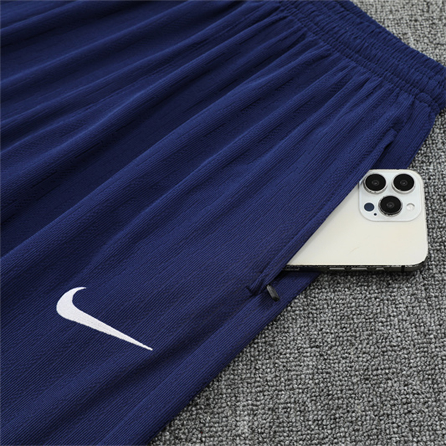 TKH-turbokithub-Brazil 25-26 Long Sleeve Training Set - Colorful Camouflage Top & Royal Blue Pants