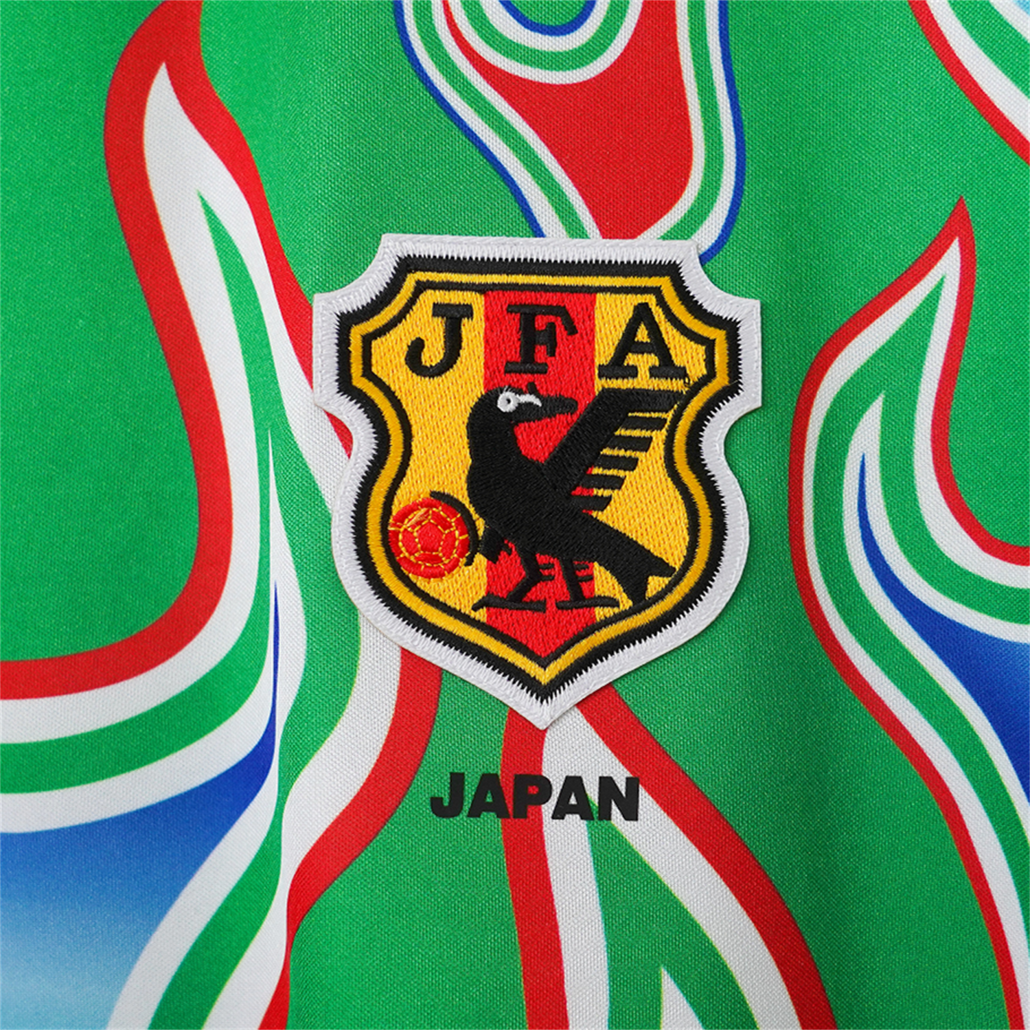 TKH-turbokithub-Retro Japan 1998 Green Goalkeeper Long Sleeves Jersey