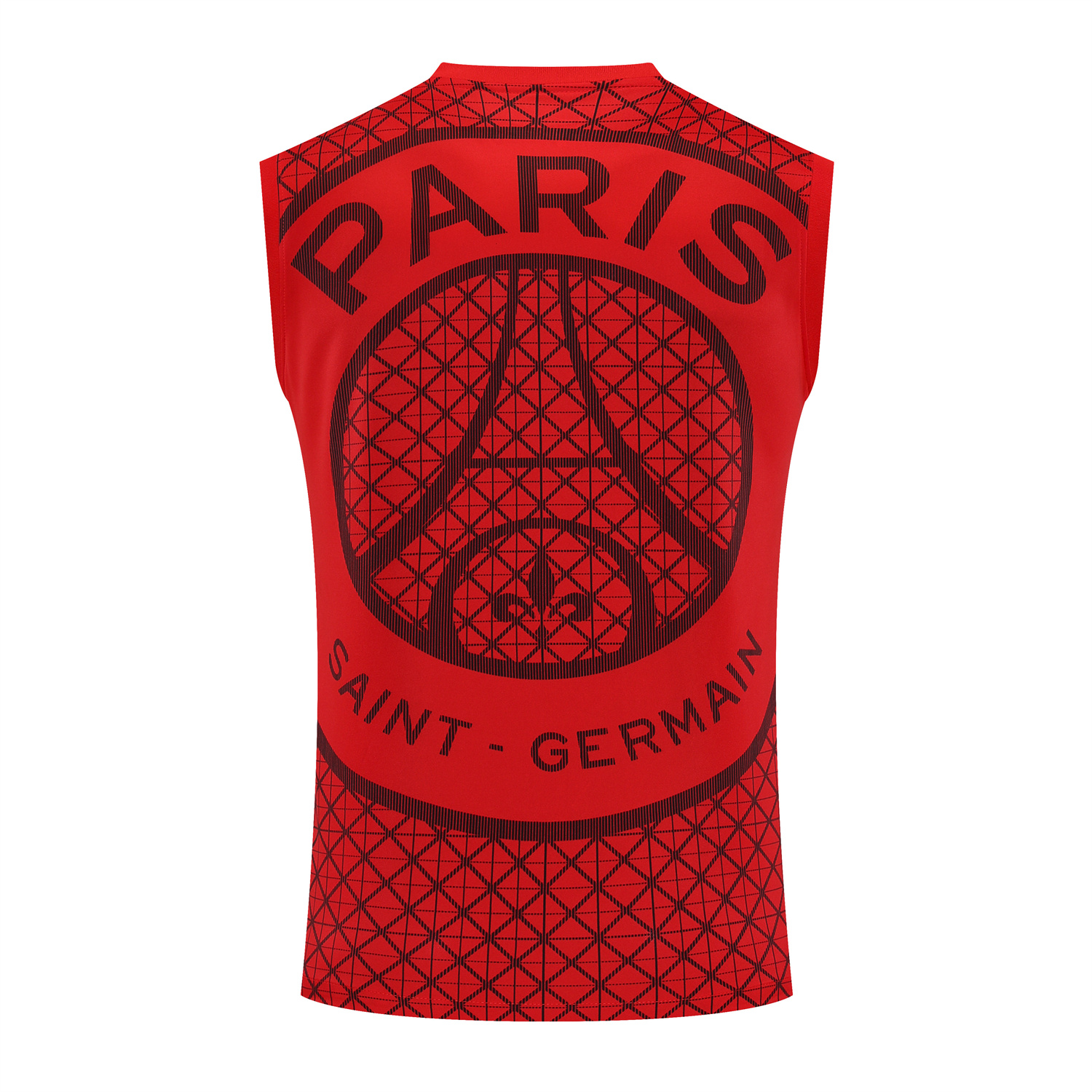 TKH-turbokithub-Paris Saint-Germain PSG 25-26 Vest Training Set - Red Vest & Deep Blue Shorts