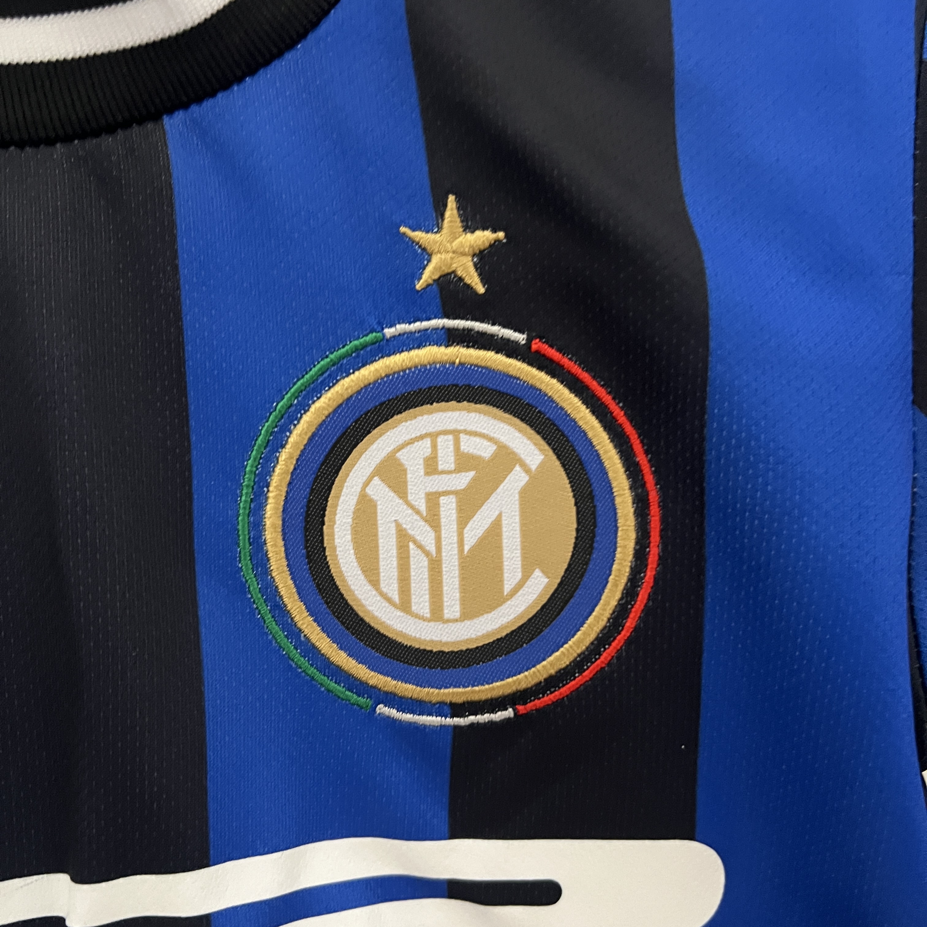 TKH-turbokithub-Retro Inter Milan 09-10 Home Stadium Kids Kit