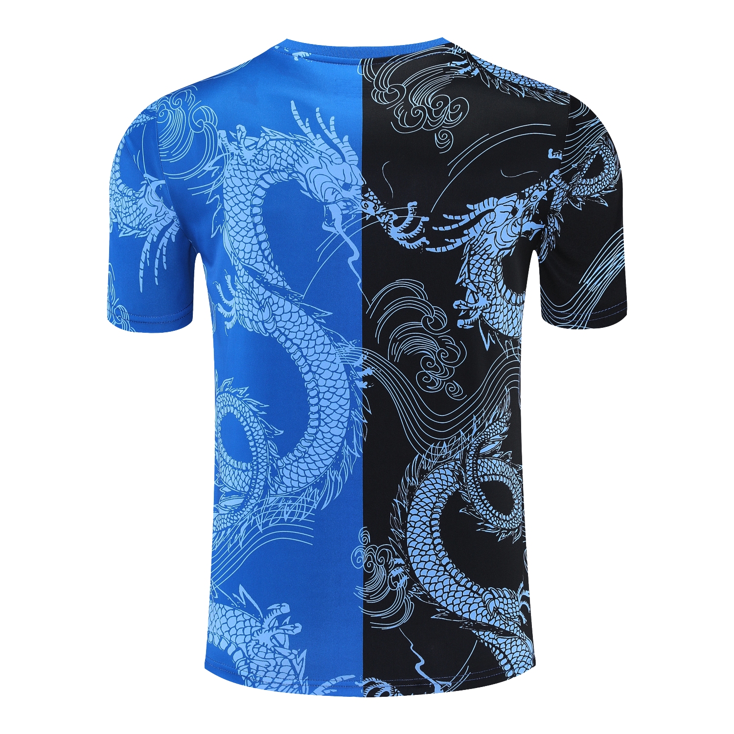 TKH-turbokithub-Real Madrid 25-26 Short-Sleeve Training Set - Blue Black Dragon Top & Black-White Shorts