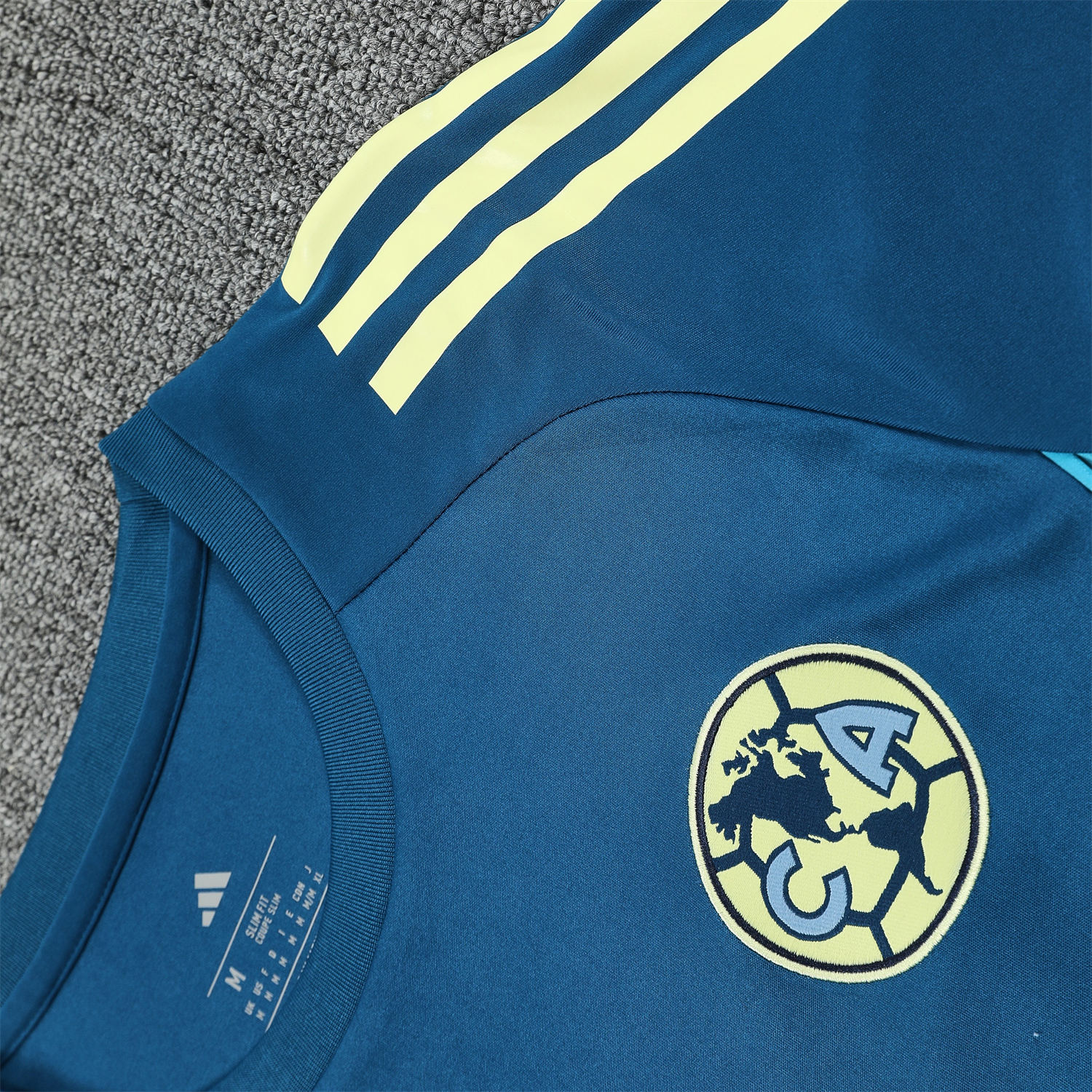 TKH-turbokithub-Club América 25-26 Short-Sleeve Training Set - Deep Blue Top & Deep Blue Shorts