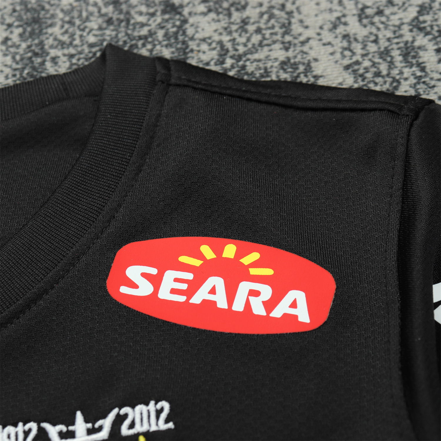 TKH-turbokithub-Retro Santos 2012 Black Special Long Sleeves Kids Kit
