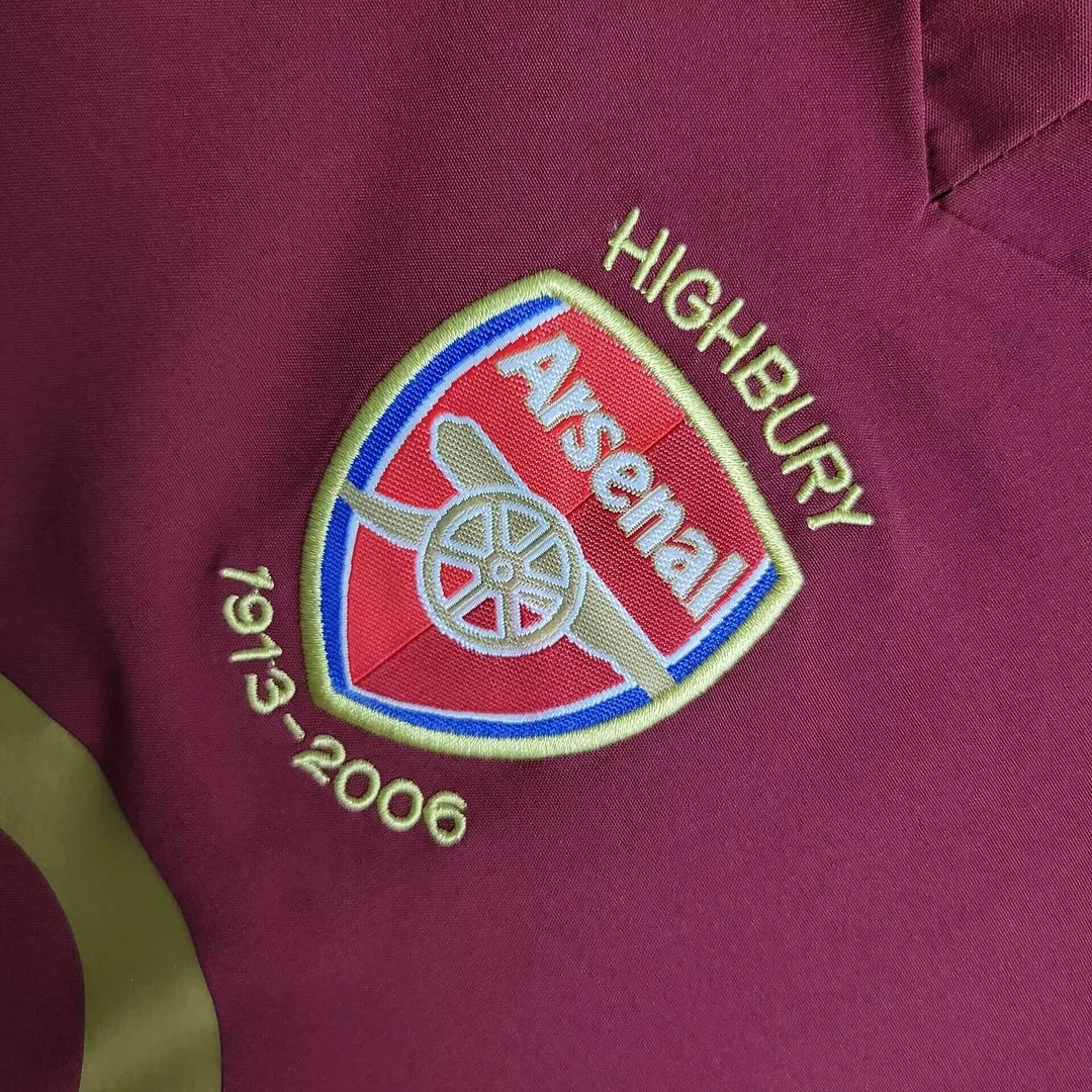 TKH-turbokithub-Retro Arsenal 2005-06 Home Stadium Kids Kit