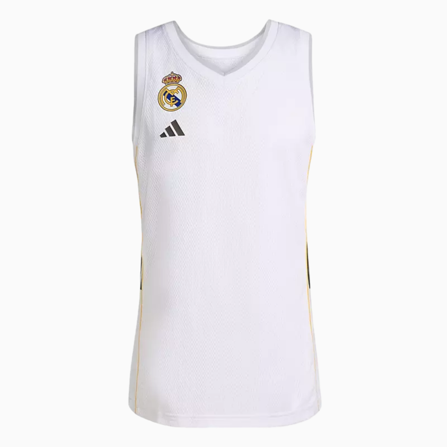 TKH-turbokithub-Real Madrid 25-26 White Basketball Training Vest - Fans Version