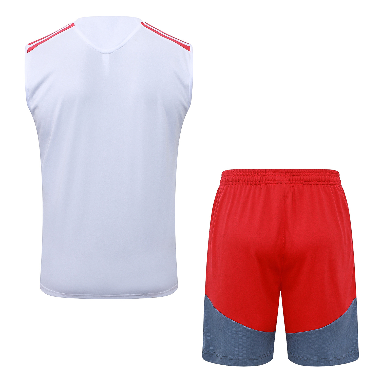 TKH-turbokithub-SC Internacional 2026 Vest Training Set - White Vest and Red Shorts
