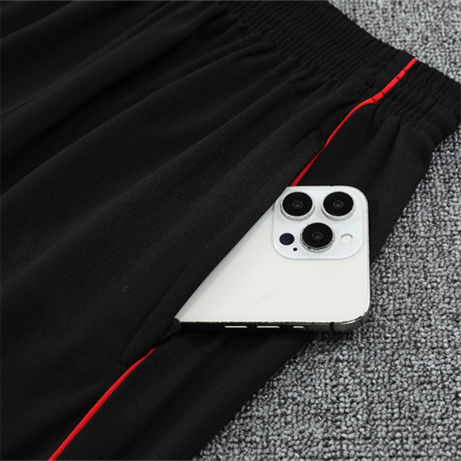 TKH-turbokithub-Ajax 25-26 Long Sleeve Training Set - White Top and Black Pants