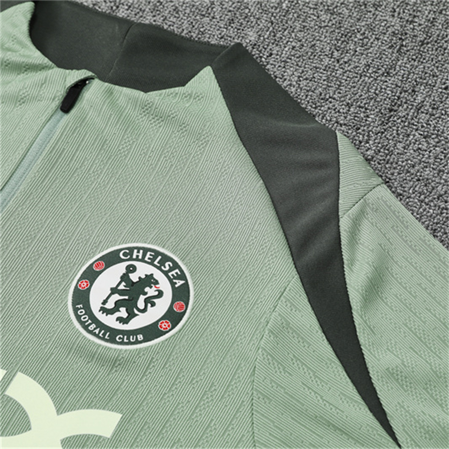 TKH-turbokithub-C.H.E.L.S.E.A 25-26 Kids Long Sleeve Training Set - Player Version - Light Green Top and Pants
