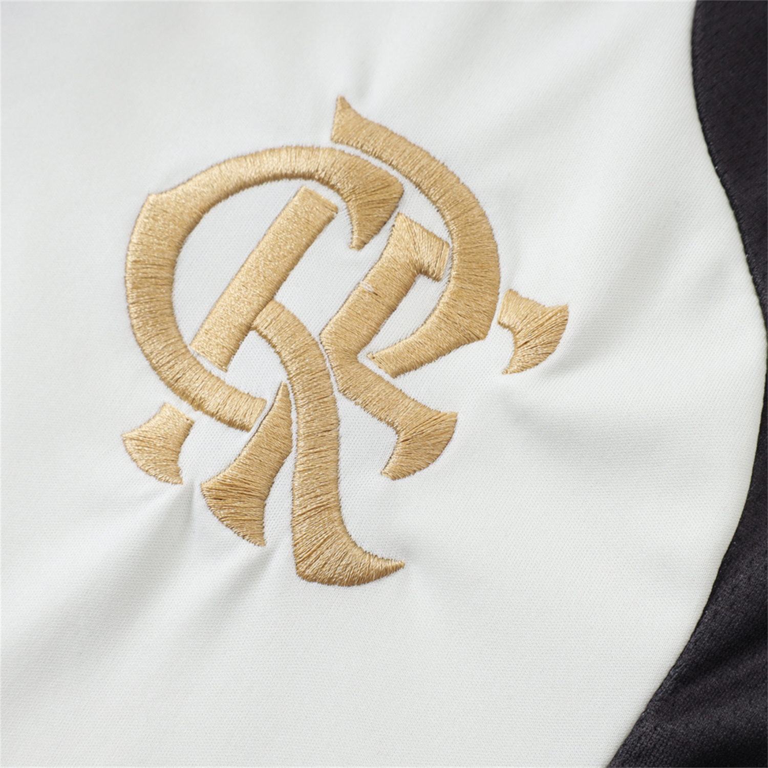 TKH-turbokithub-Flamengo 2026 Long Sleeve Training Set - White Top & Black Pants