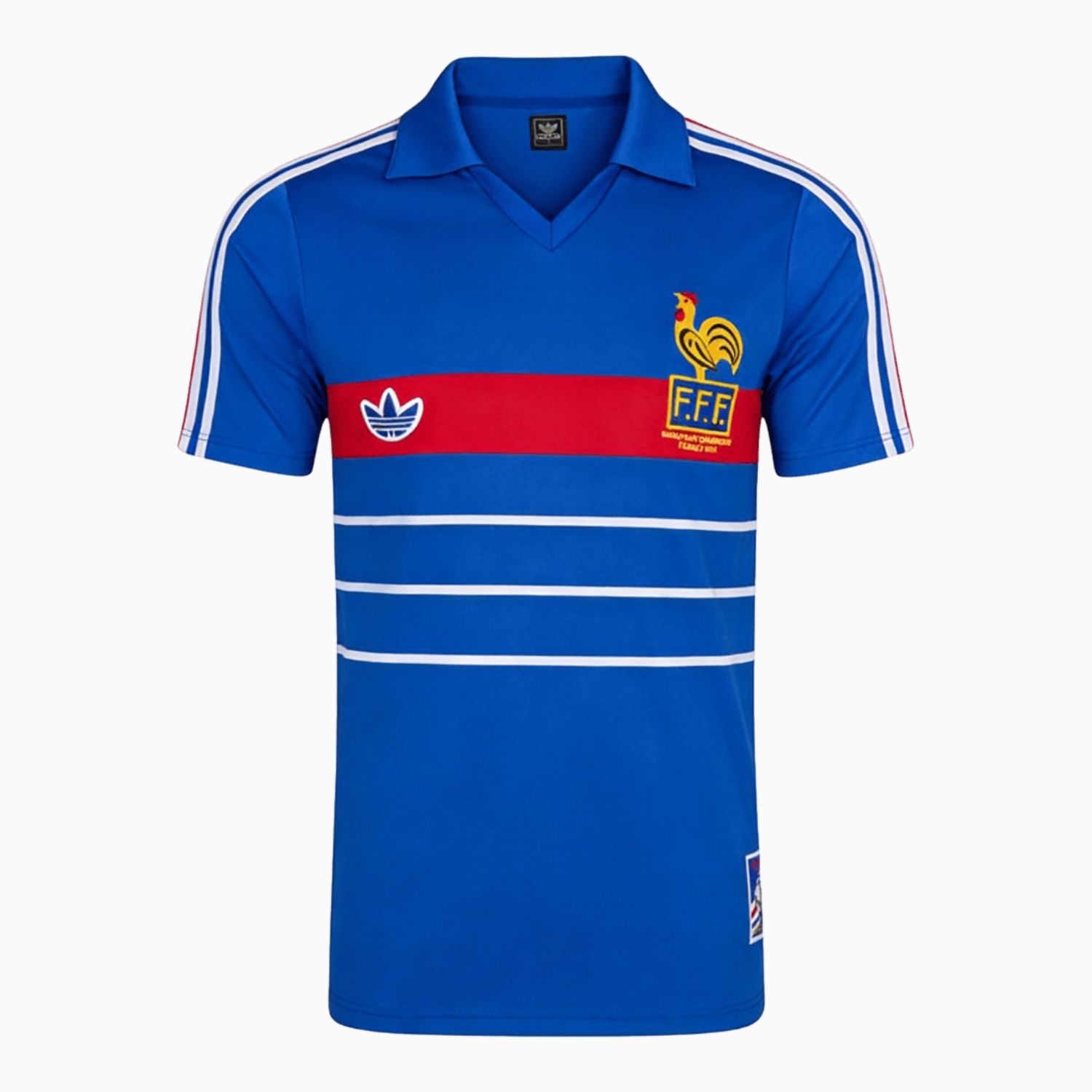 TKH-turbokithub-Retro France 1984 Home Stadium Jersey