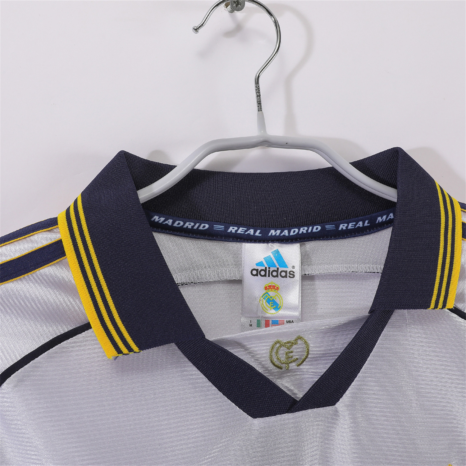 TKH-turbokithub-Retro Real Madrid 1998-00 Home Long Sleeves Jersey