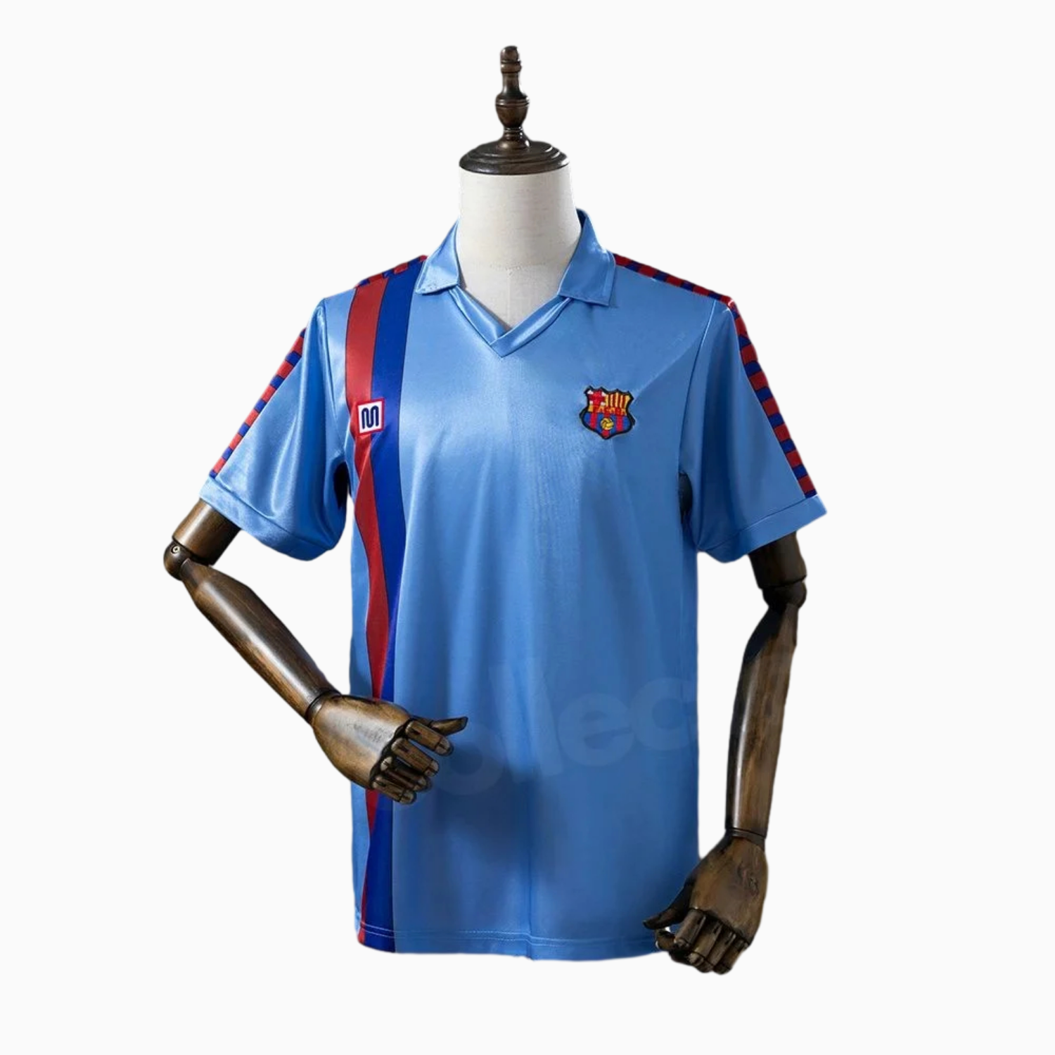 TKH-turbokithub-Retro Barcelona 1982-84 Away Blue Jersey
