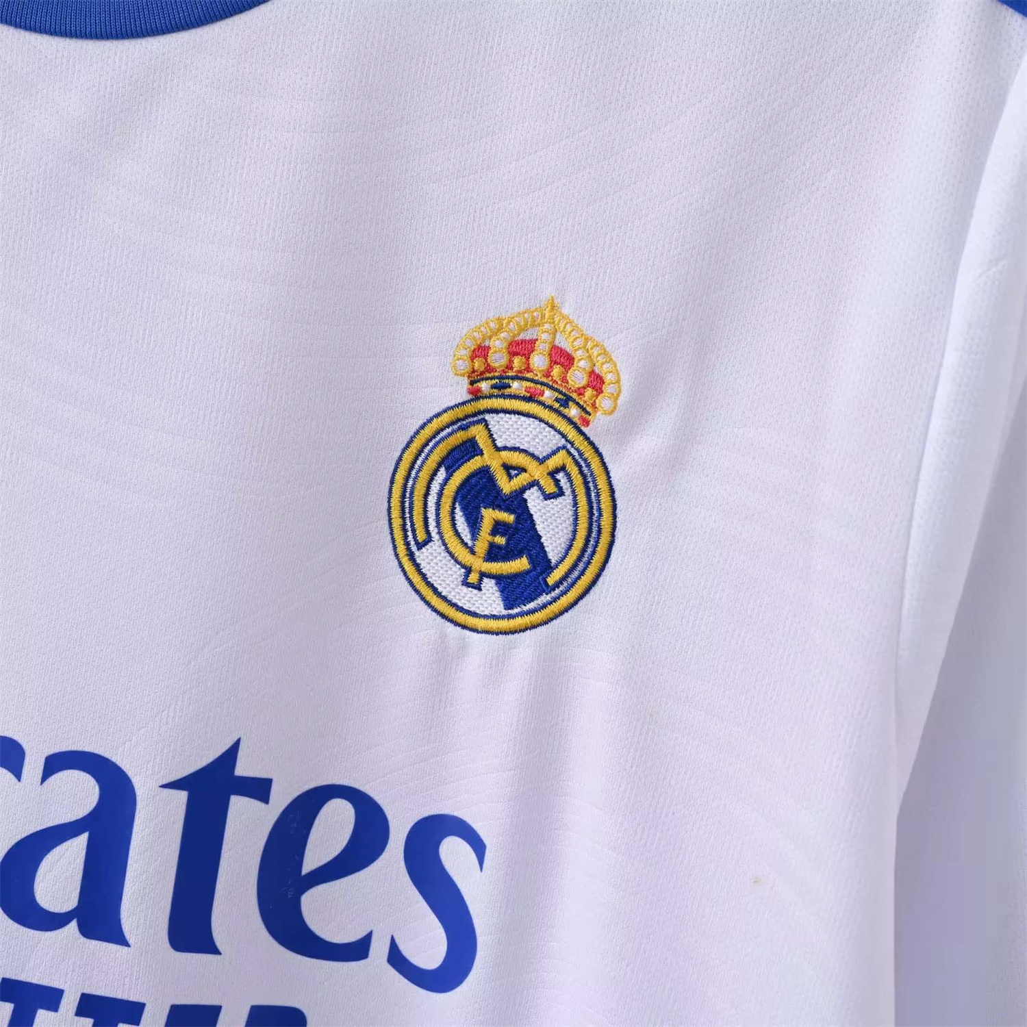 TKH-turbokithub-Retro Real Madrid 21-22 Home Long Sleeve Jersey