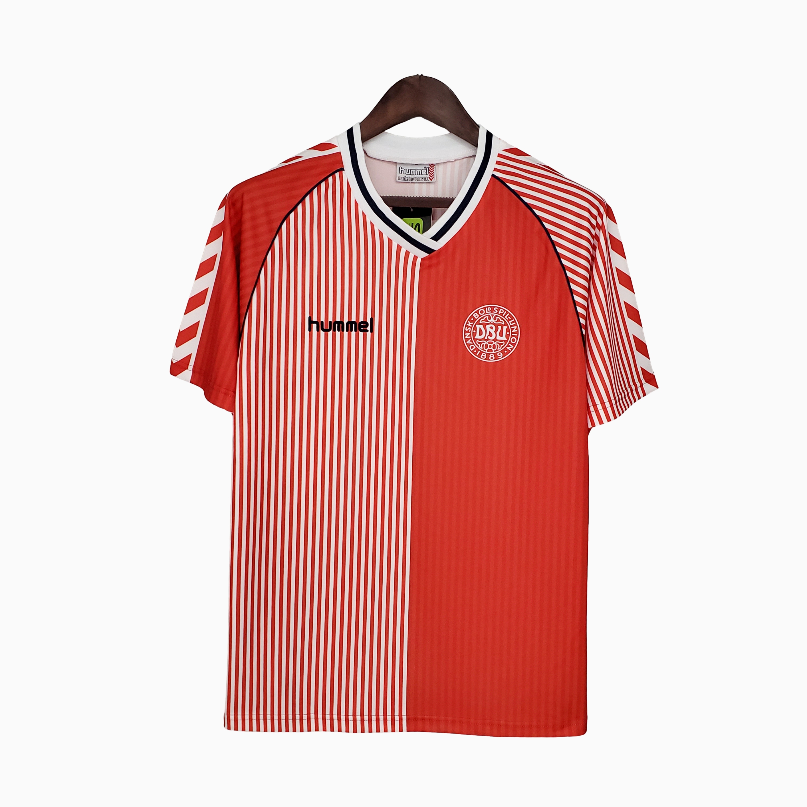 TKH-turbokithub-Retro Denmark 1986 Home Stadium Jersey