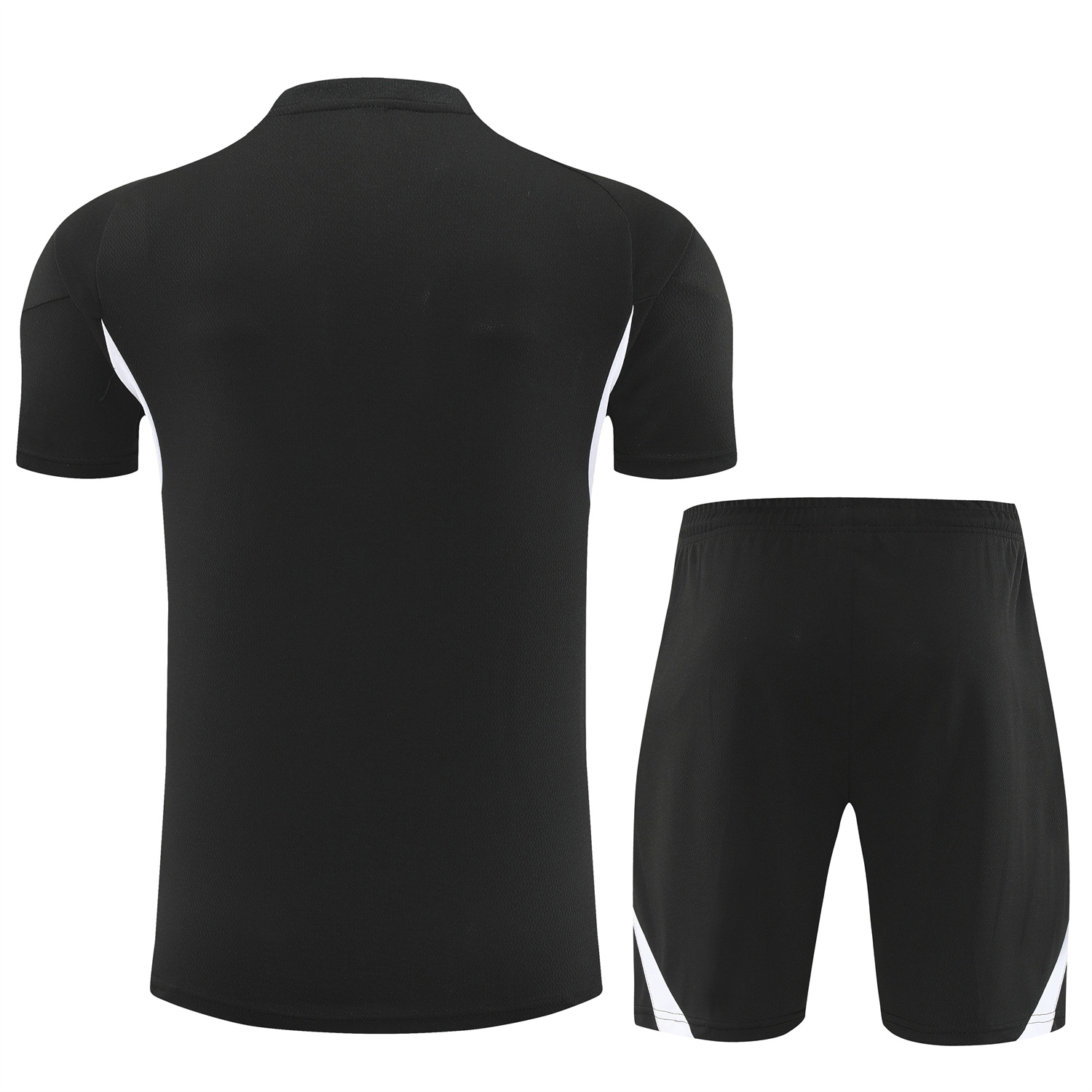 TKH-turbokithub-Liver.pool 25-26 Short-Sleeve Training Set - Black With Red Top & Black Shorts