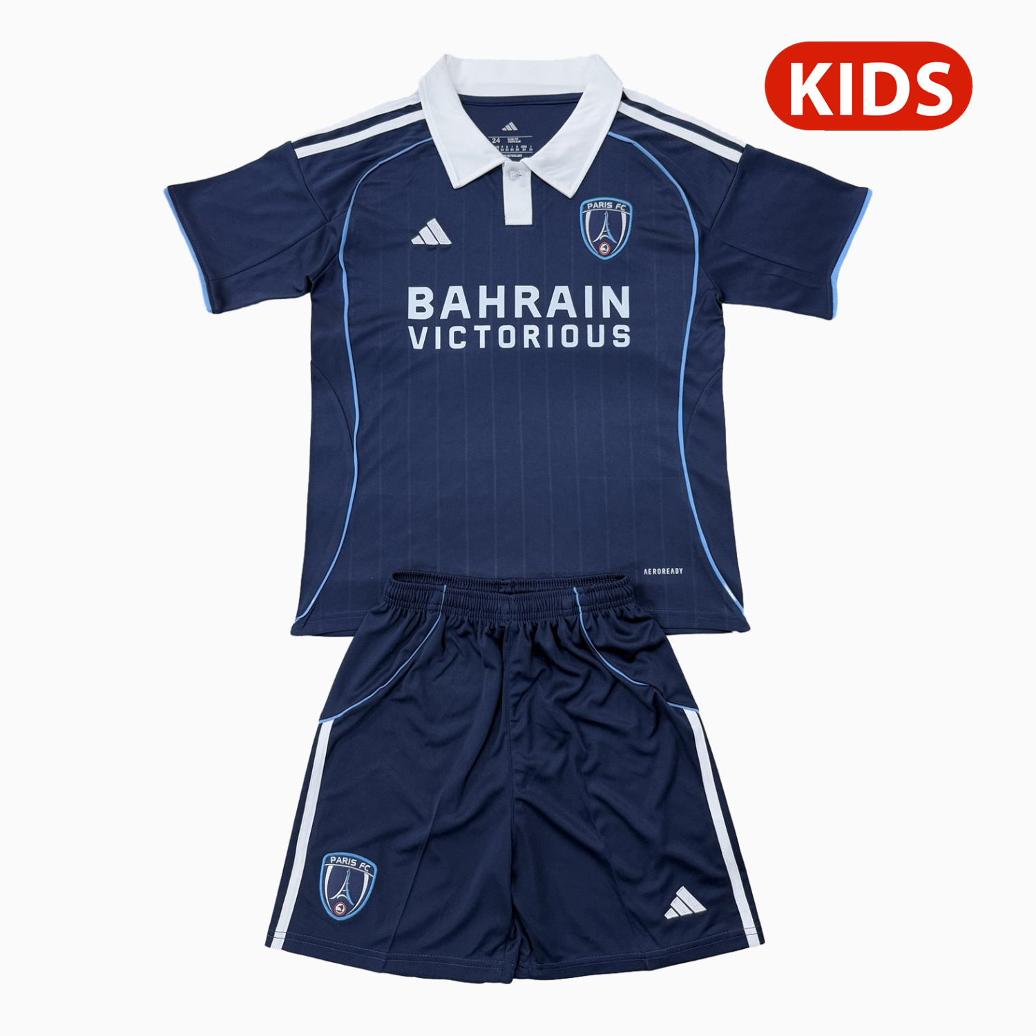 TKH-turbokithub-Paris FC 25-26 Home Kids Kit