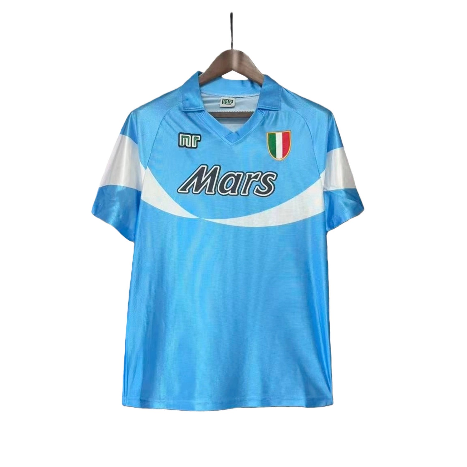 TKH-turbokithub-Retro Napoli 1990-91 Home 2 Sky Blue And White Jersey