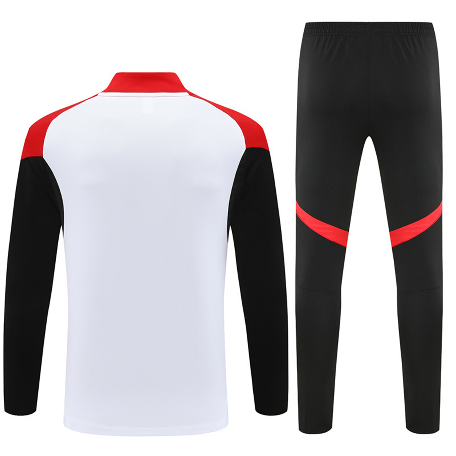TKH-turbokithub-Arsenal 25-26 Long Sleeve Training Set - White Top & Black Pants