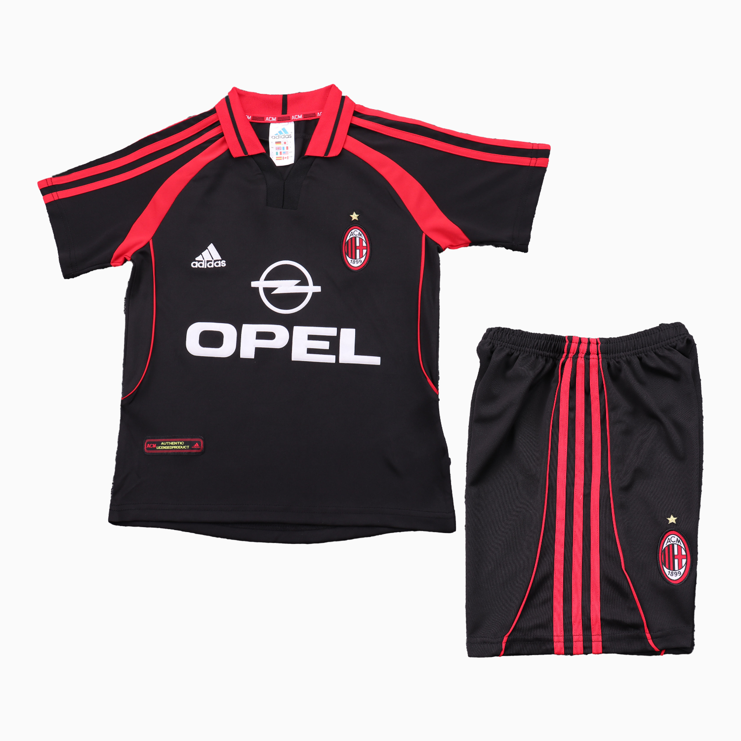 TKH-turbokithub-Retro AC Milan 2000-01 Third Kids Kit
