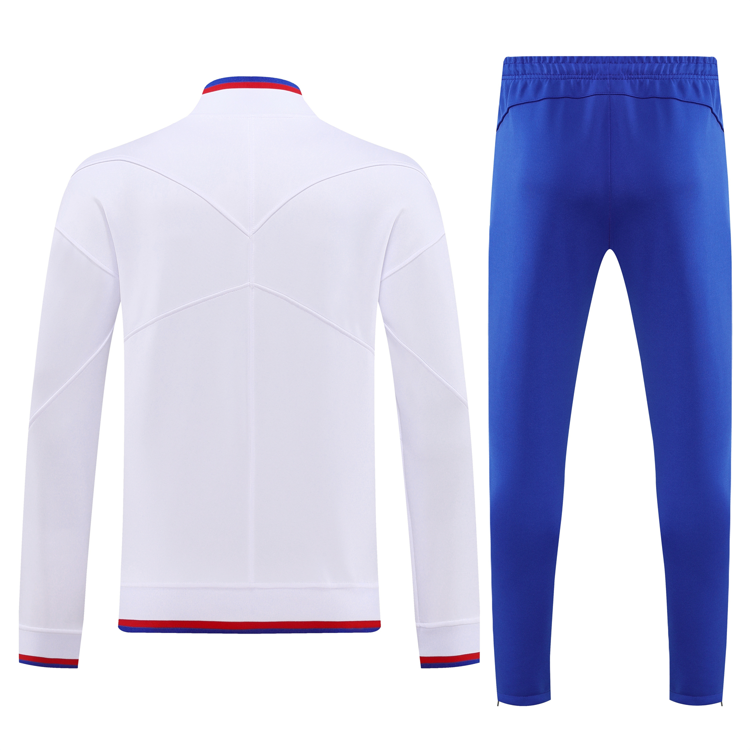 TKH-turbokithub-England 2026 Long Sleeve Training Set - White Top and Blue Pants