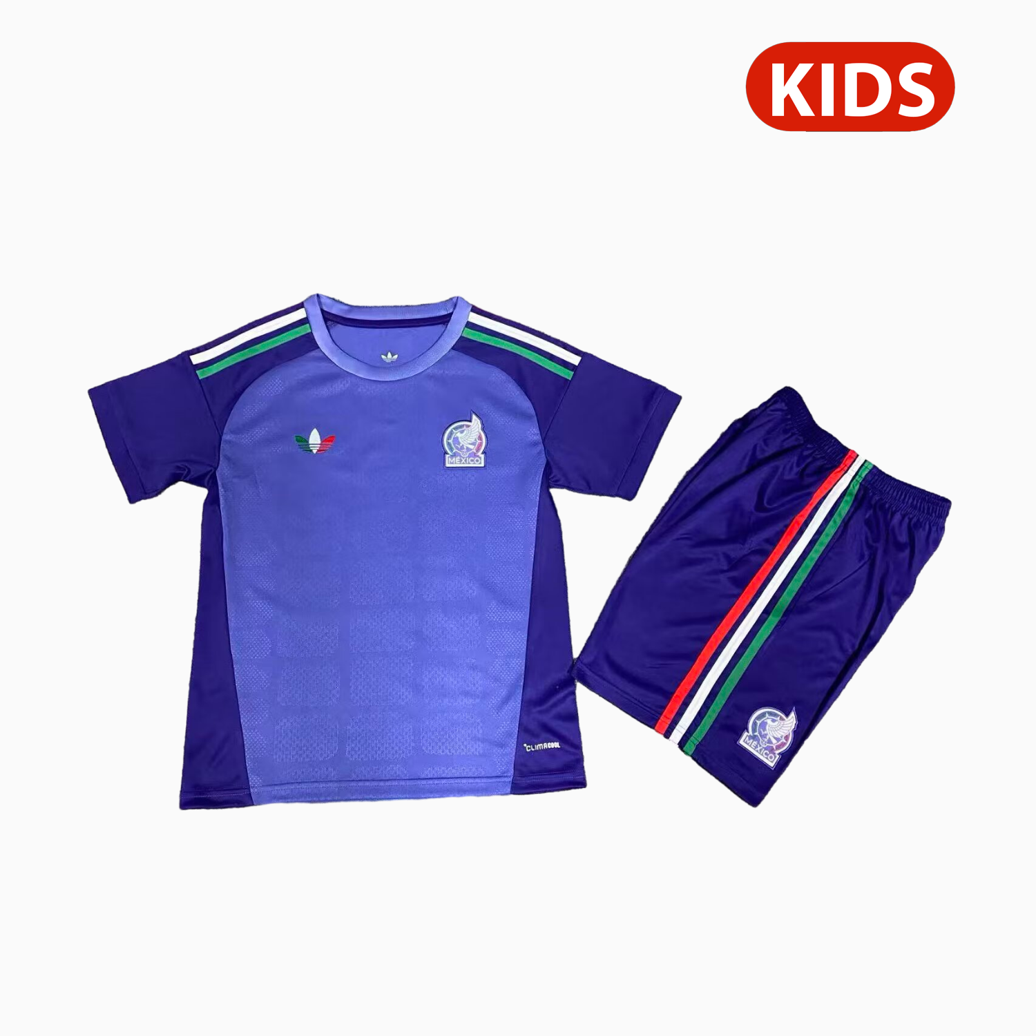 TKH-turbokithub-Mexico 2026 Purple Goalkeeper Kids Kit