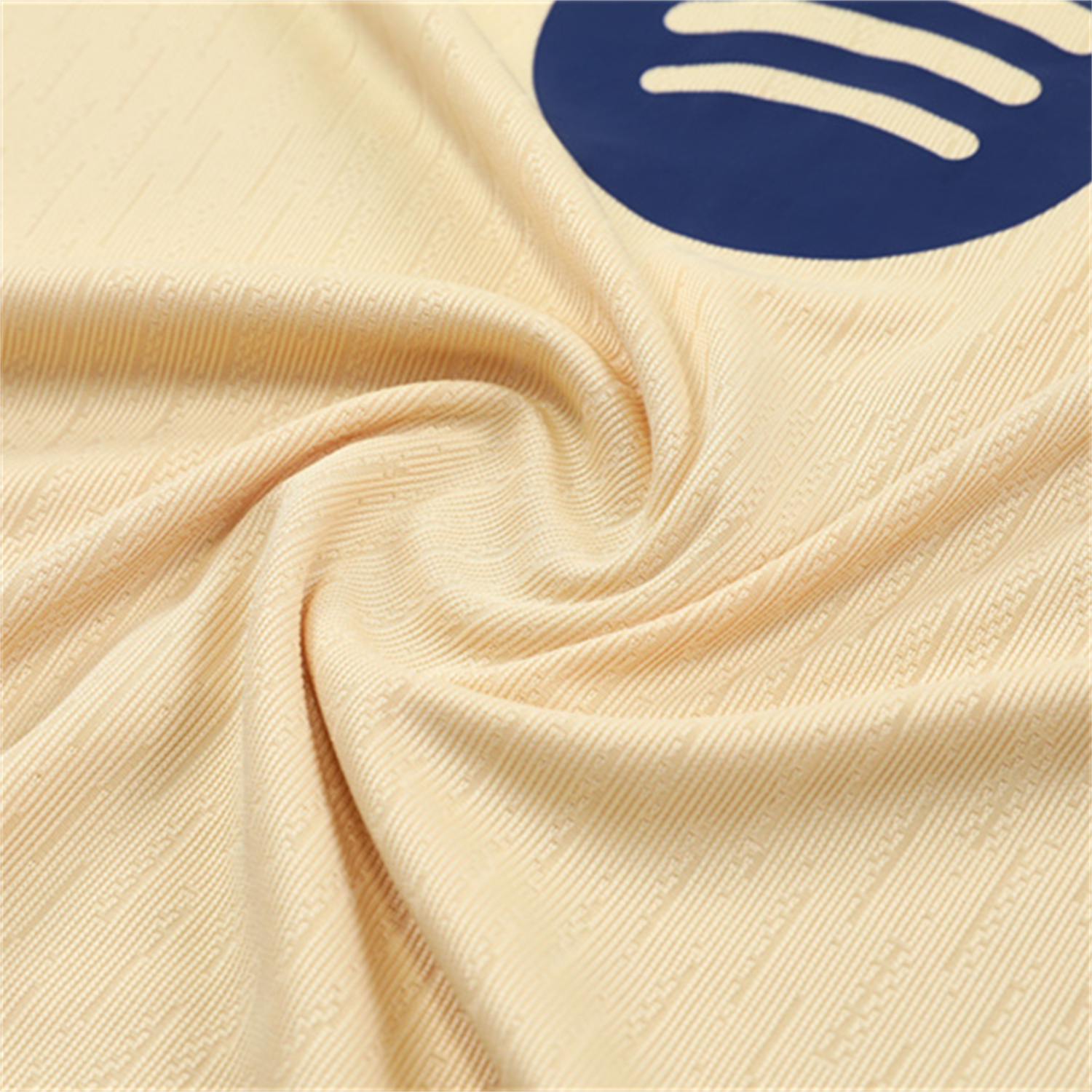 TKH-turbokithub-Barcelona 25-26 Kids Long Sleeve Training Set - Player Version - Light Yellow Top and Blue Pants