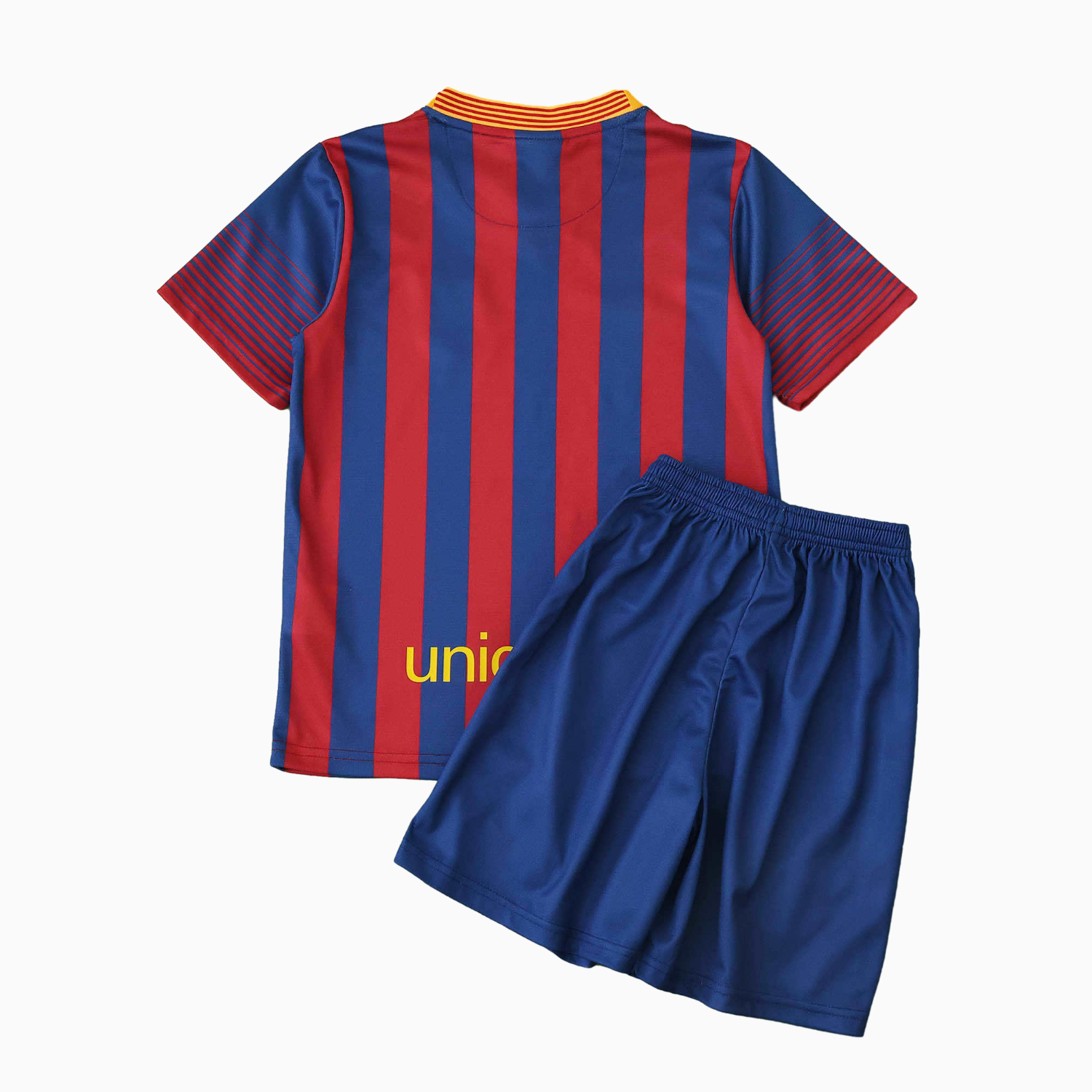 TKH-turbokithub-Retro Barcelona 2013-14 Home Stadium Kids Kit