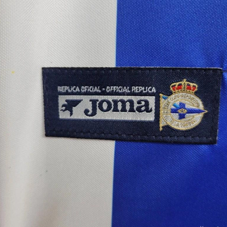 TKH-turbokithub-Retro Deportivo de La Coruña 2003-04 Home Stadium Jersey