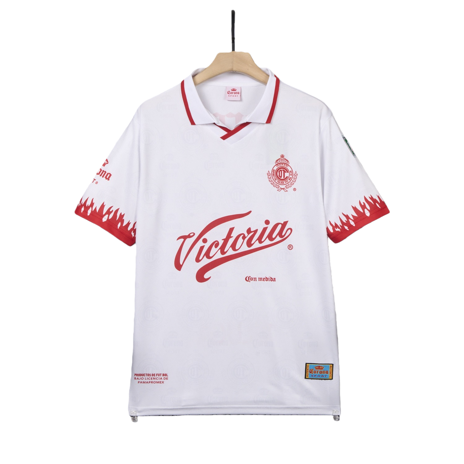 TKH-turbokithub-Retro Toluca 1997-98 Away White Jersey