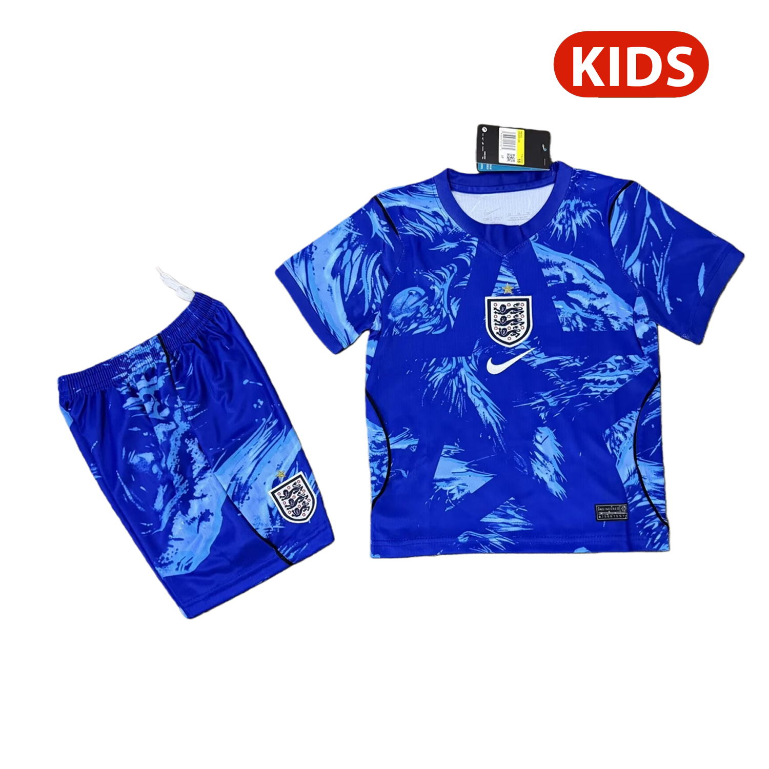 TKH-turbokithub-England 2026 Blue Goalkeeper Kids Kit
