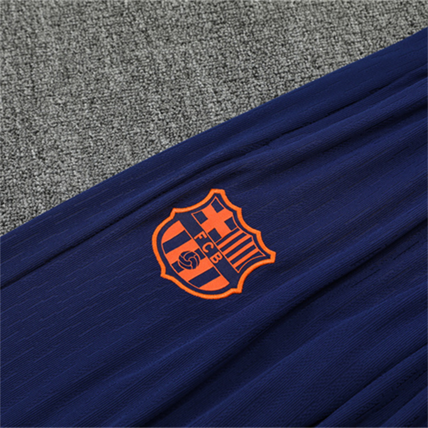 TKH-turbokithub-Barcelona 25-26 Kids Long Sleeve Training Set - Red Blue Line Top & Blue Pants