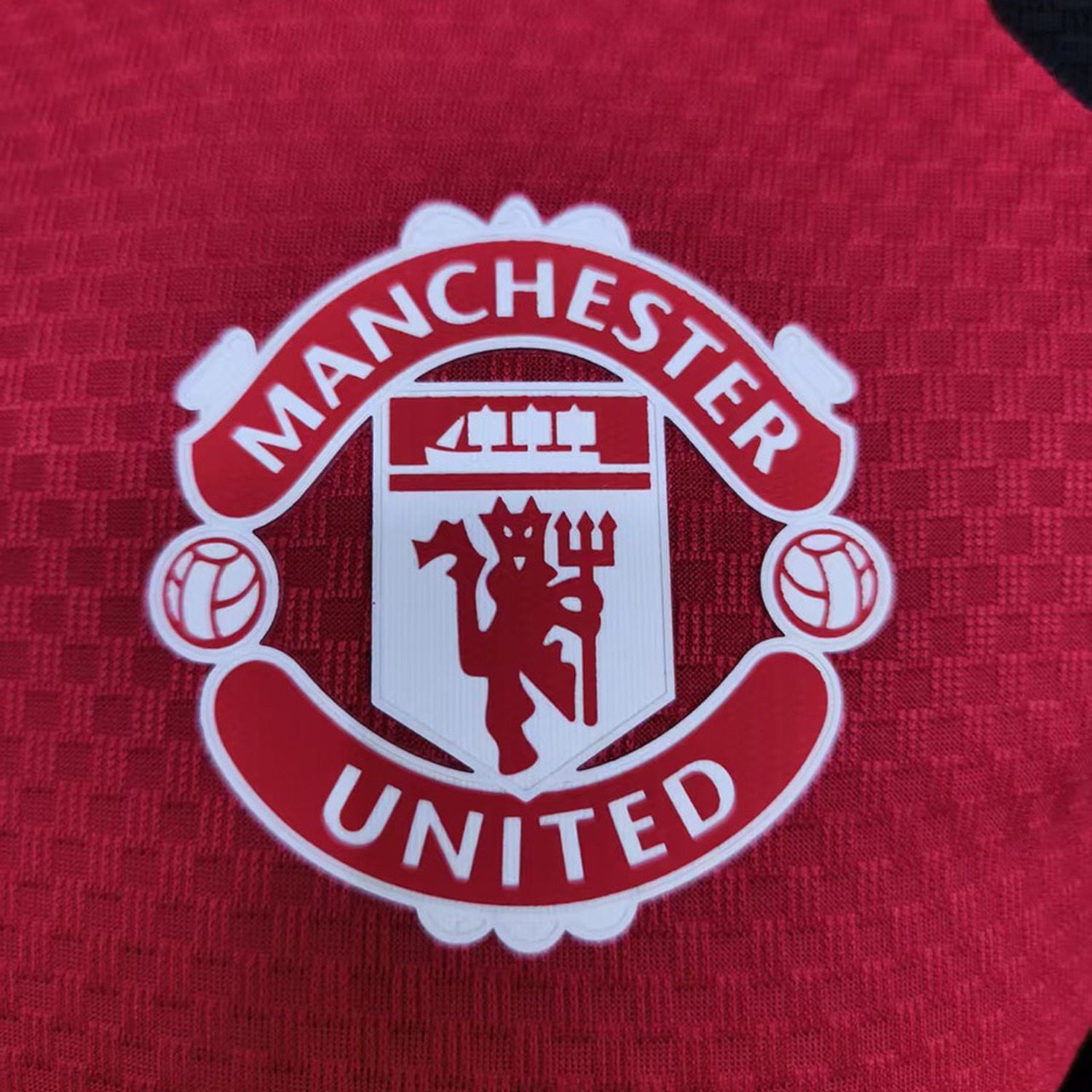 TKH-turbokithub-Manchester United 26-27 Red Black Pre-Match Training jersey - Fans Version