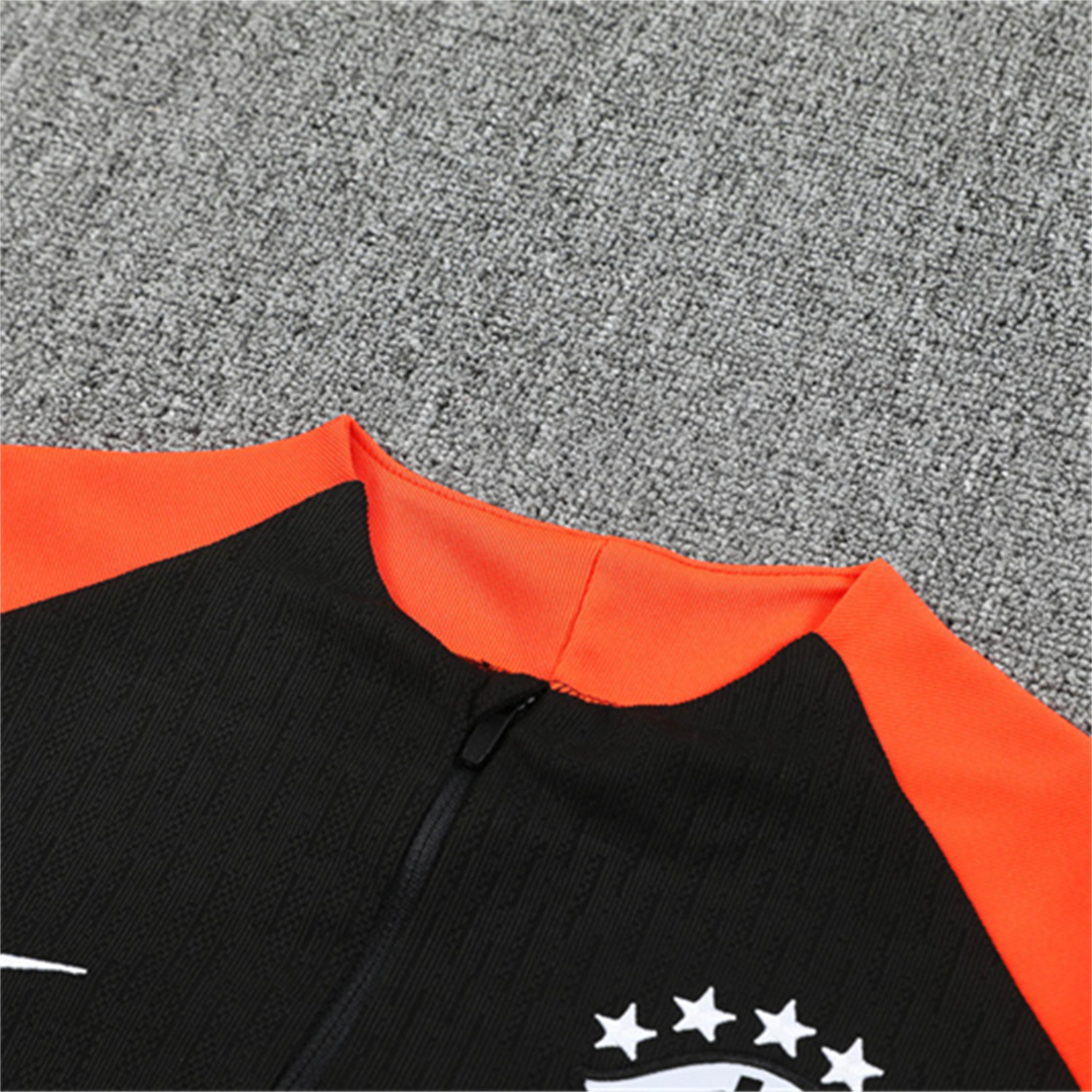 TKH-turbokithub-Brazil 25-26 Kids Long Sleeve Training Set - Player Version - Black Top and Pants