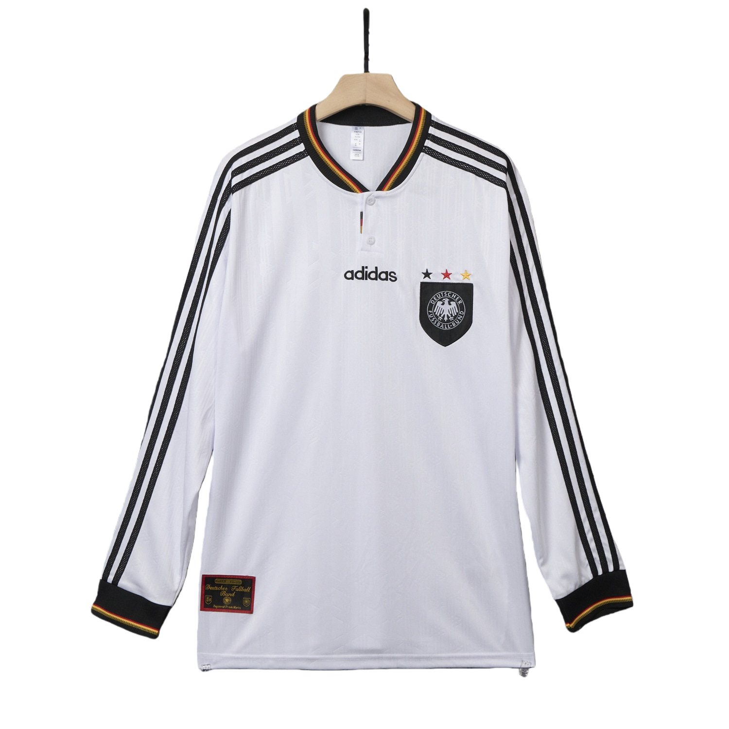 TKH-turbokithub-Retro Germany 1996 Home Long Sleeves Jersey