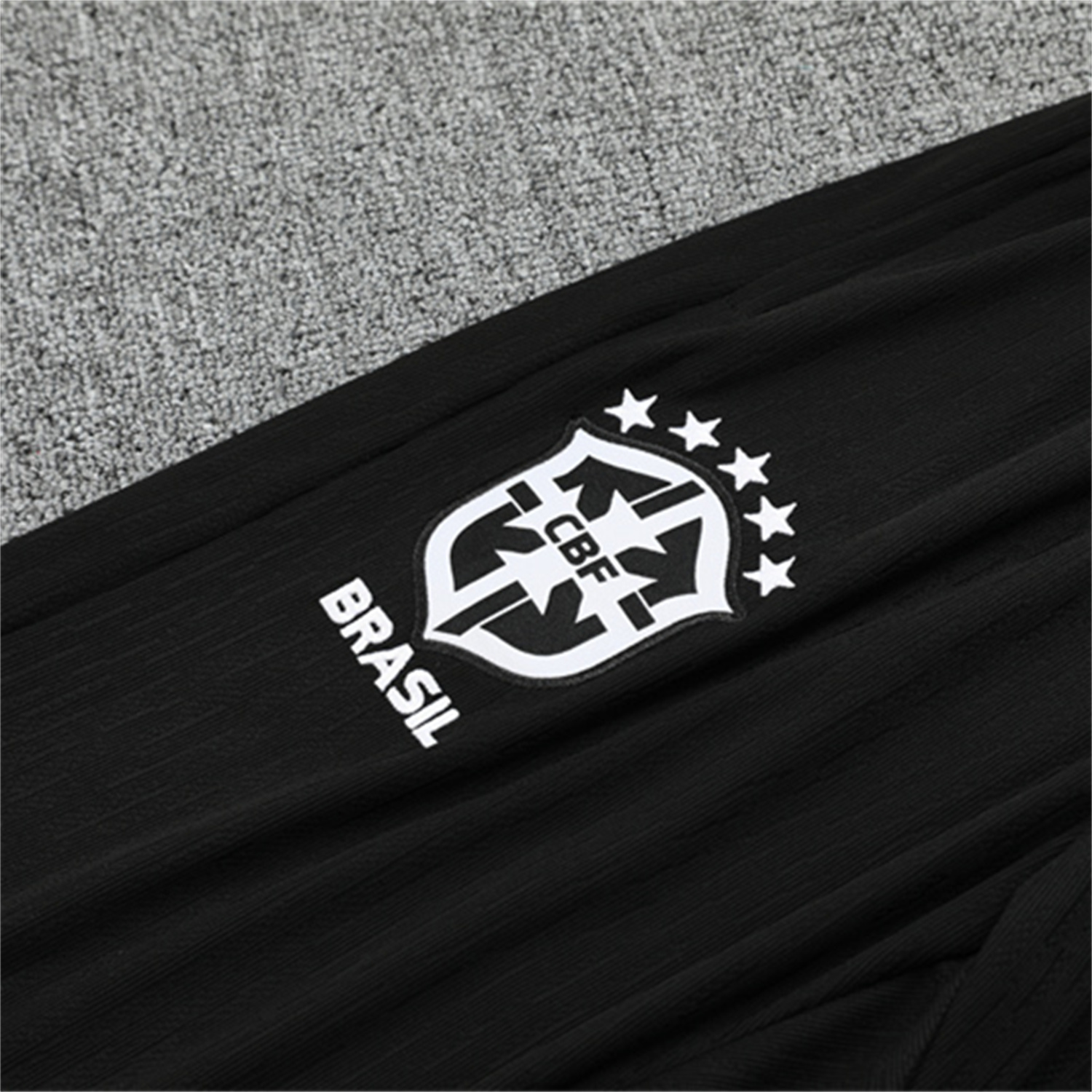 TKH-turbokithub-Brazil 25-26 Long Sleeve Training Set - Player Version - Black Top and Pants