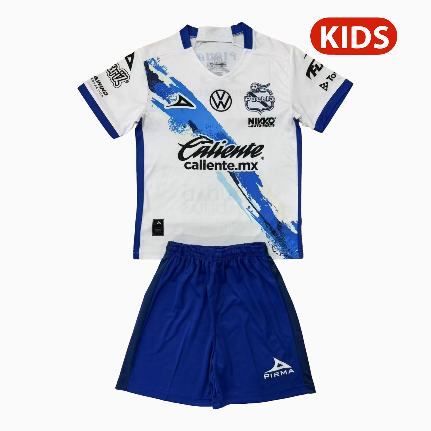 TKH-turbokithub-Club Puebla 25-26 Home Kids Kit