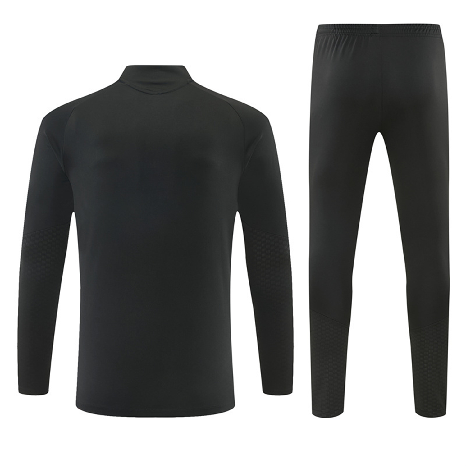 TKH-turbokithub-Real Madrid 26-27 Long Sleeves Training Set - Pure Black Top And Pants
