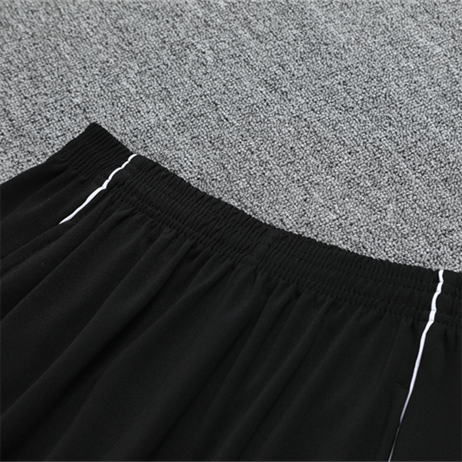 TKH-turbokithub-INT M.A.M 25-26 Kid Long Sleeves Training Set - White Top & Black Pants