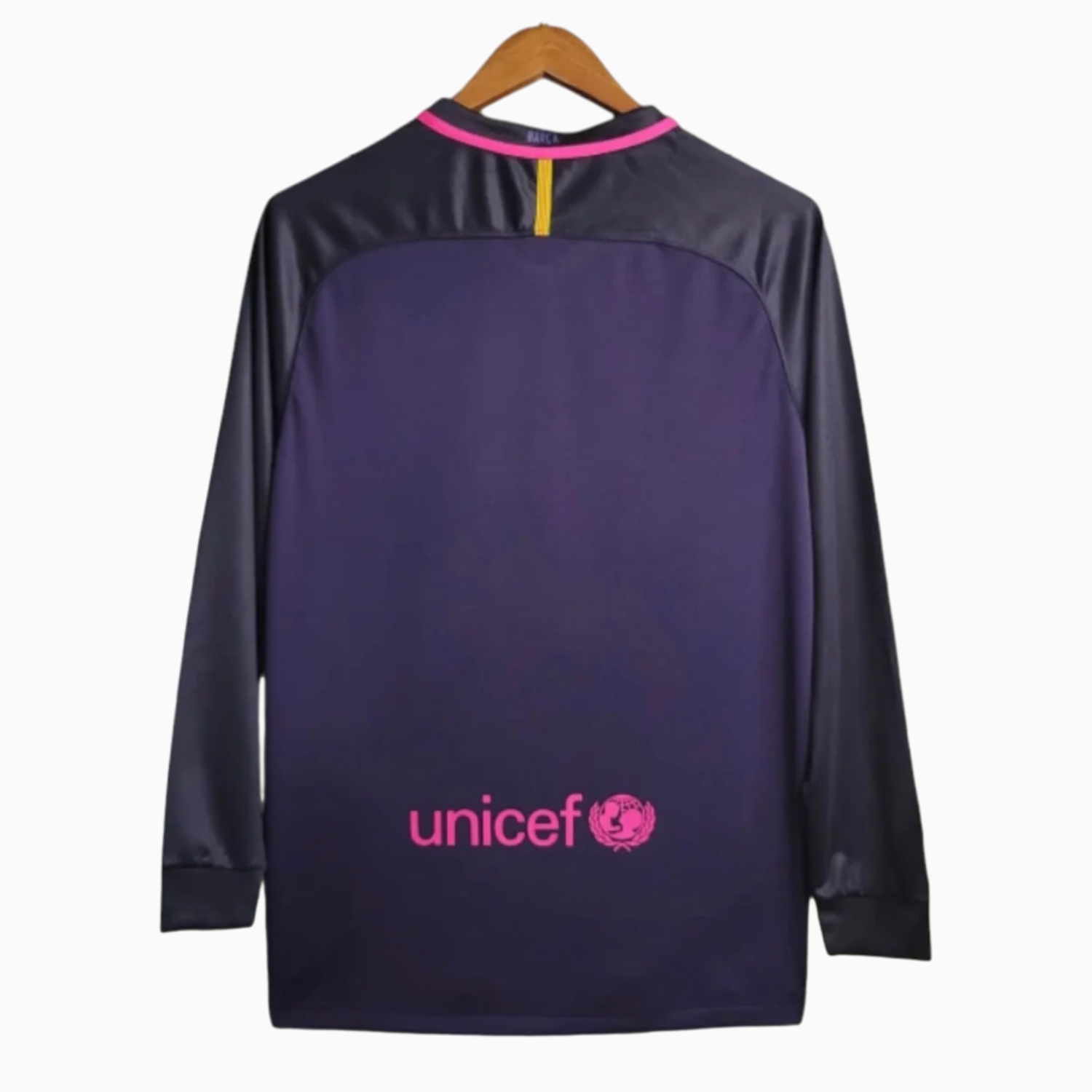 TKH-turbokithub-Retro Barcelona 16-17 Away Stadium Long Sleeve Jersey