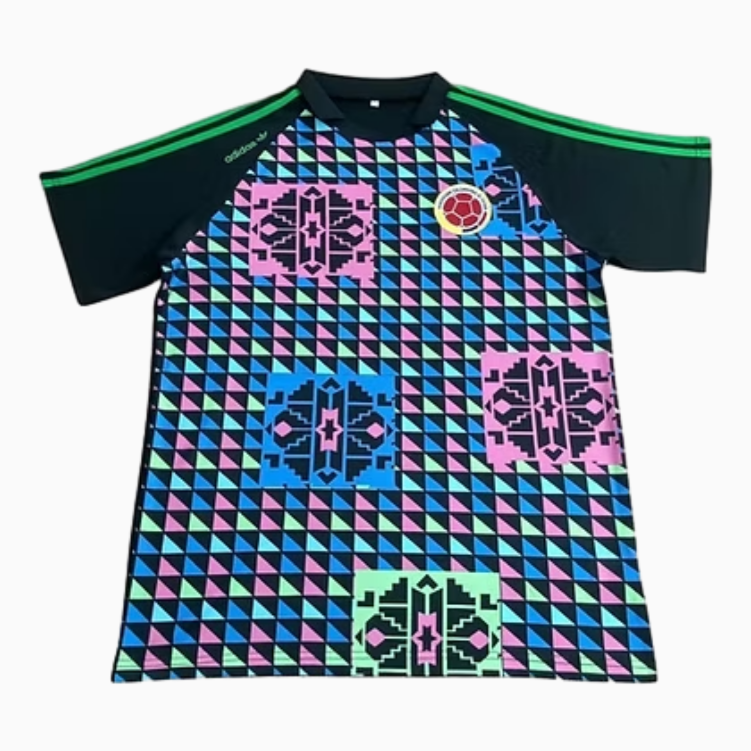 TKH-turbokithub-Retro Colombia 1990 Goalkeepe Jersey