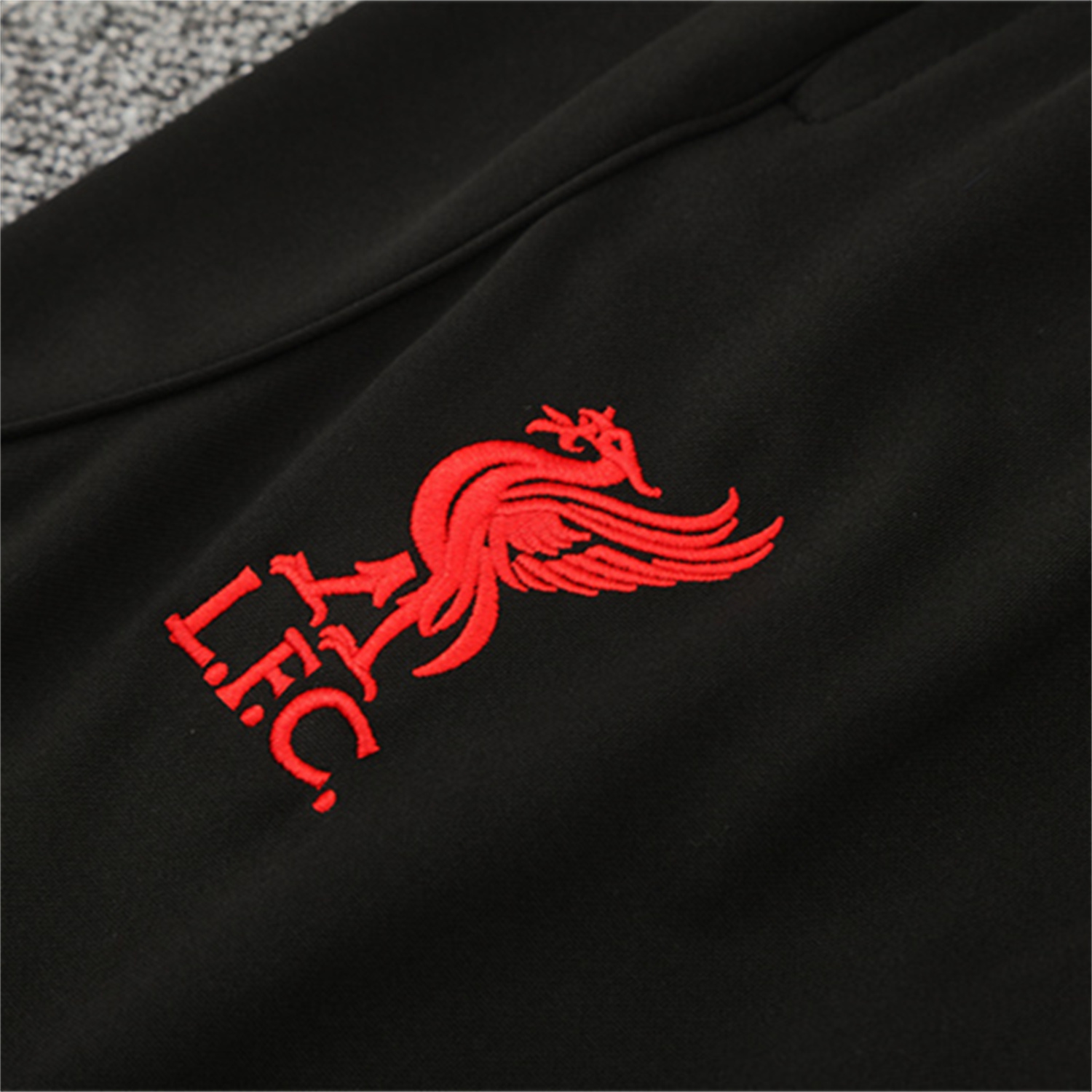 TKH-turbokithub-Liver.pool 25-26 Kids Long Sleeve Training Set - Red Top & Black Pants