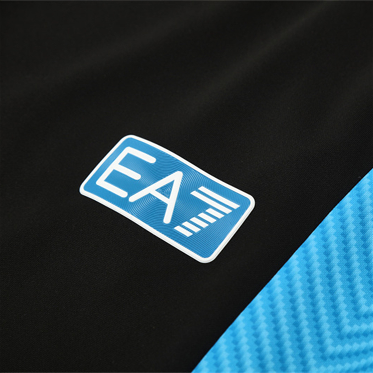 TKH-turbokithub-Napoli 25-26 Kids Long Sleeve Training Set - Blue Mecha Top & Black Pants