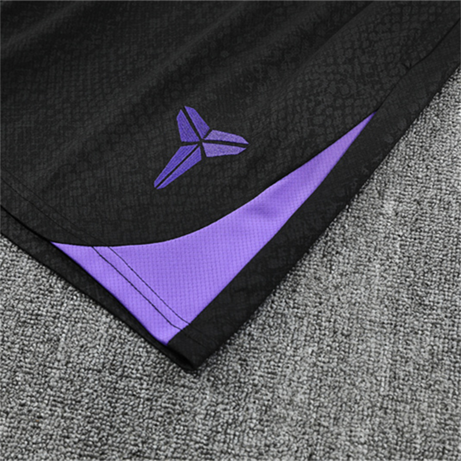 TKH-turbokithub-Barcelona 25-26 X KB Short-Sleeve Training Set - Purple Top & Black Shorts