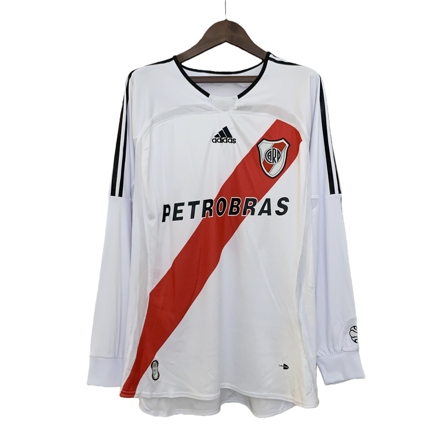 TKH-turbokithub-Retro River Plate 2006-07 Home Long Sleeves Jersey