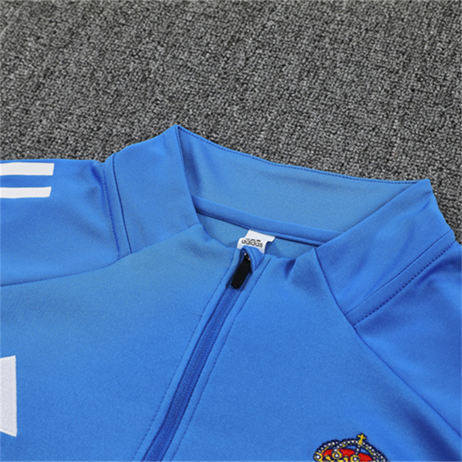 TKH-turbokithub-Real Madrid 25-26 Kids Long Sleeve Training Set - Bright Blue Top & Pants