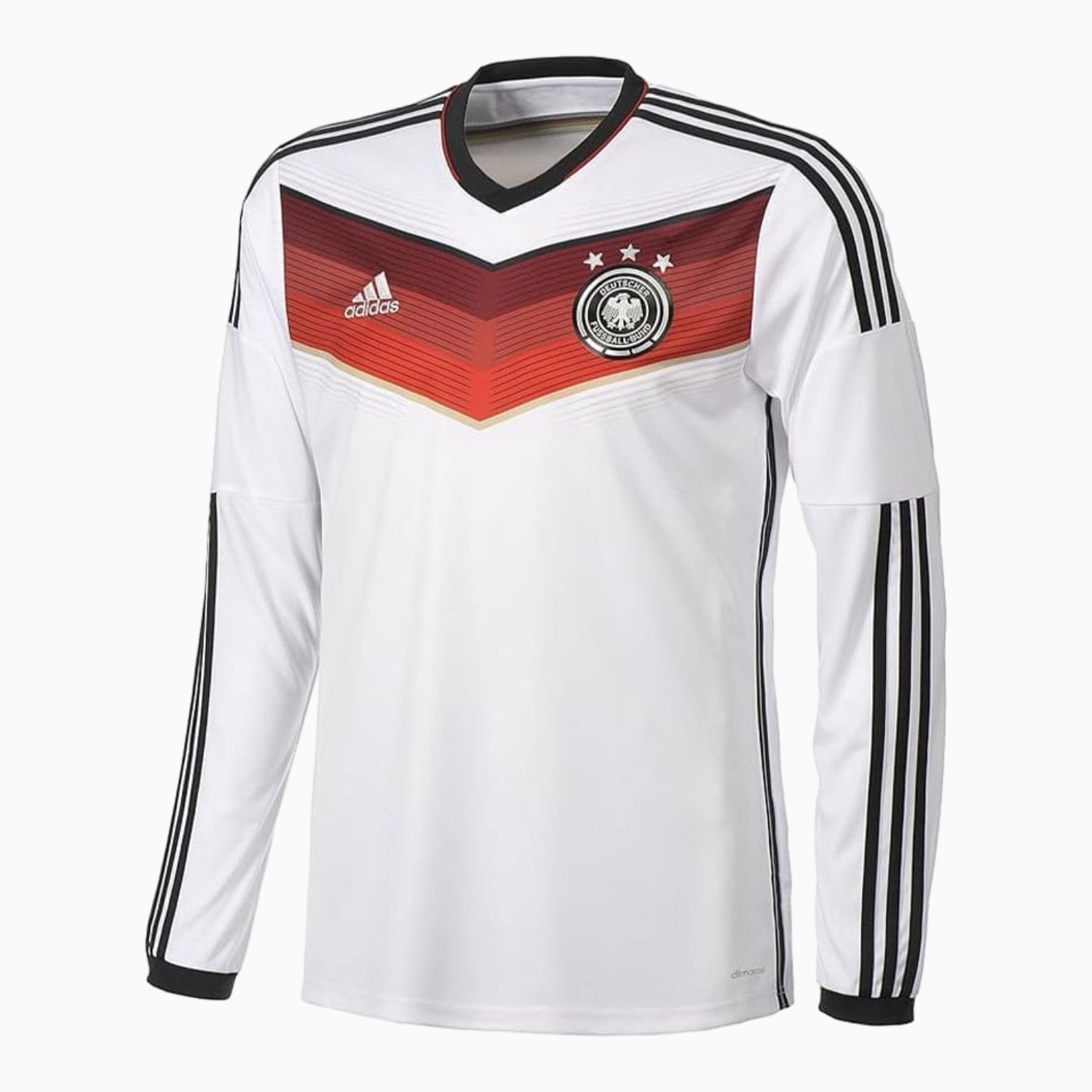 TKH-turbokithub-Retro Germany 2014 Home Long Sleeves Jersey - Player Version