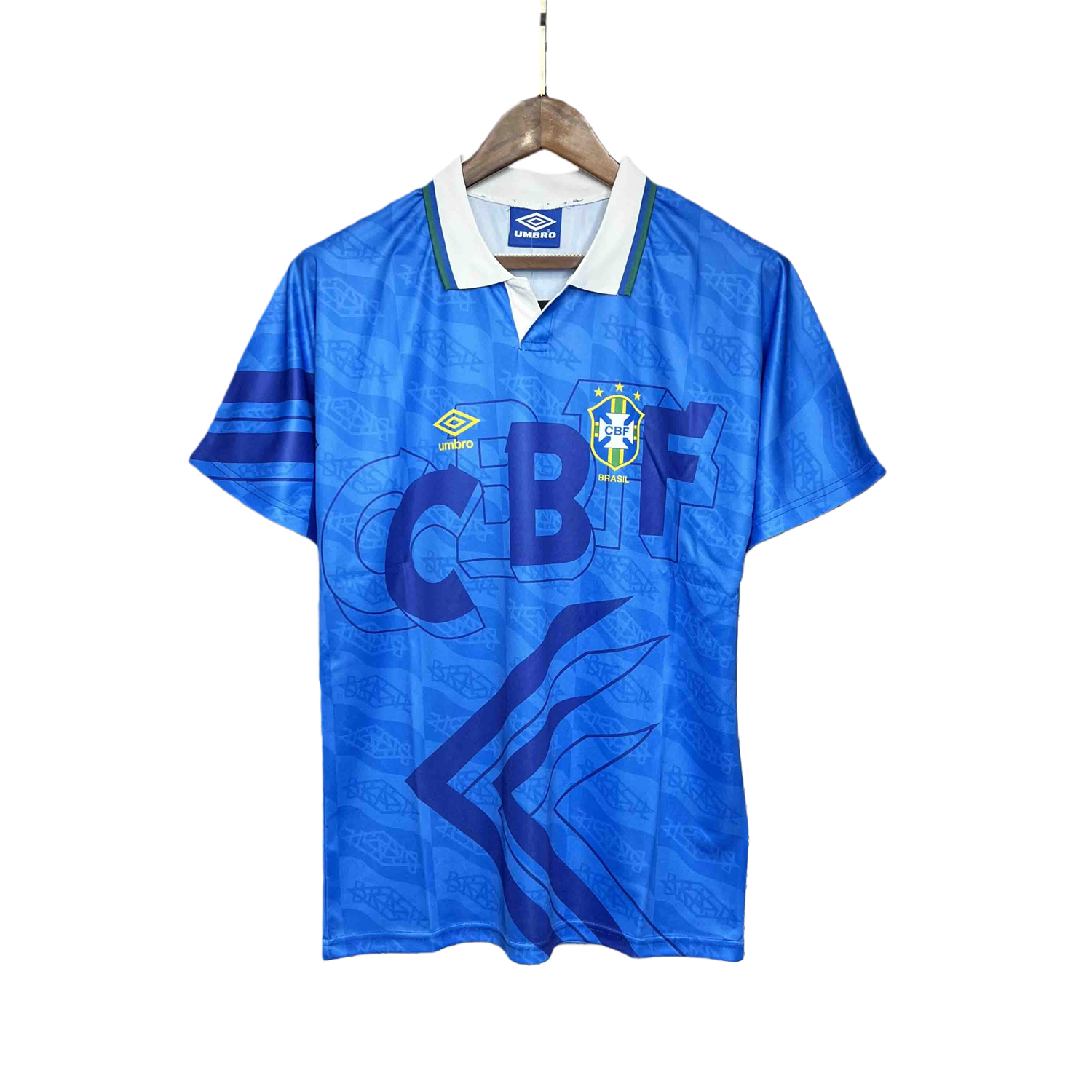 TKH-turbokithub-Retro Brazil 1991-93 Away Jersey